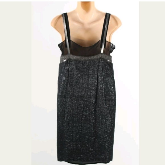 Philosophy Di Alberta Ferretti Black Gray Sequin L - Picture 3 of 8